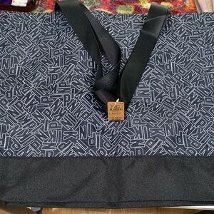 NWT Victoria Secret Pink overnight or beach bag! Black and white oversized bag